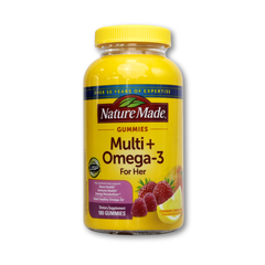Nature Made Multivitamin for Her + Omega Gummies, 180 Gummies