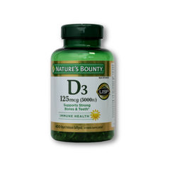 Nature'S Bounty Vitamin D3 125 Mcg, 400 Softgels