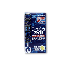 ORIHIRO Fish Oil Derived from Sardines With EPA and DHA 180 Capsules