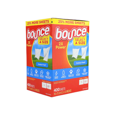 Bounce Select A Size Fabric Softener Dryer Sheets Fresh 400ct