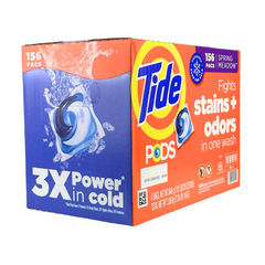 Tide PODS Laundry Detergent, HE Compatible, Spring Meadow, 156ct