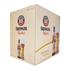 Erdinger Weissbier Beer Bottle 12x500ml