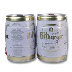 Bitburger Premium Pils Beer Keg 5L
