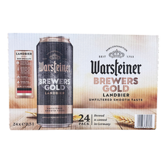Warsteiner Brewers Gold Beer Can 24x500ml