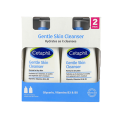Cetaphil Gentle Skin Cleanser, Dry to Normal Sensitive Skin, 20oz, 2-count