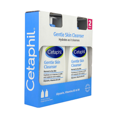 Cetaphil Gentle Skin Cleanser, Dry to Normal Sensitive Skin, 20oz, 2-count