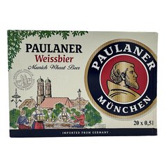 Paulaner Hefe-Weissbier Beer Bottle 20x0.5L
