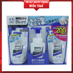 Sữa rửa mặt Men's Biore Face Wash 150ml + 2x130ml