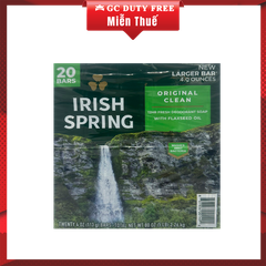 Xà bông cục  Irish Spring Bar Soap 4.0oz/20pack ( lố 20 cục)