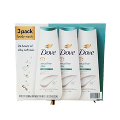 Dove Sensitive Skin Body Wash, 3-pack 23 oz ( Lốc 3 chai)
