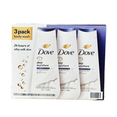 Dove Deep Moisture Body Wash 23 oz, 3-pack ( lốc 3 chai)