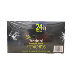 Wonderful Pistachios, Roasted And Salted 1.5oz., 24 ct