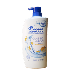 Dầu Gội Head & Shoulders Dandruff Shampoo, Classic Clean 38.8oz  ( 1,15 L)