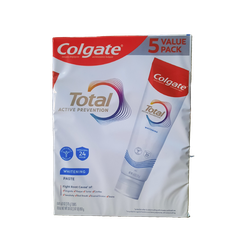Colgate Total Whitening Toothpaste, 6 Oz, 5 Pk.