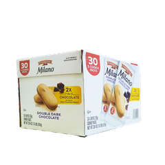Milano Cookies, Double Dark Chocolate, 0.98 Oz, 30-Count