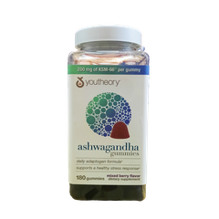 Youtheory Ashwagandha Gummies, 180 Gummies
