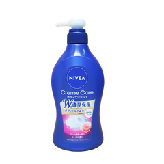 Nivea Cream Care Body Wash French Rose Pump 490ml