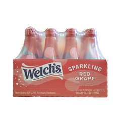 Welch's Sparkling Juice Cocktail, Red Grape, 8.4oz, 12ct