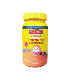 Nature Made Wellblends Immune Superfood Gummy, 100 Gummies
