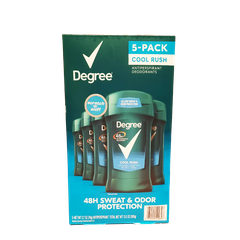 Degree Men Dry Protection Antiperspirant & Deodorant, Cool Rush 5/2.7 oz ( Lốc 5 tuýp)