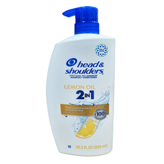 Head & Shoulders  2 in 1 Shampoo and Conditioner Lemon Essential Oil, 28.2 oz