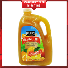 Nước ép cam nguyên chất Langers 100% Orange Juice, 2/1 Gallon ( lốc 2 chai)