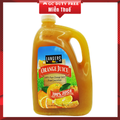Langers 100% Orange Juice, 2/1 Gallon