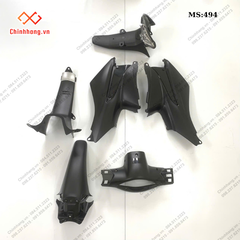 BỘ NHỰA NHÁM ĐEN-BỘ NHỰA WAVE 100 2013-2016 CAM