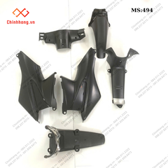 BỘ NHỰA NHÁM ĐEN-BỘ NHỰA WAVE 100 2013-2016 CAM