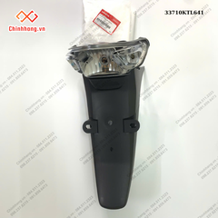 Bộ chóa đèn & chắn bùn sau-BỘ NHỰA WAVE S 100 2008 MÀU ĐEN