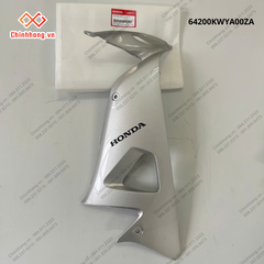 Bộ ốp yếm phải *NH411M*-Bộ nhựa Wave Alpha 2016 xanh nhạt