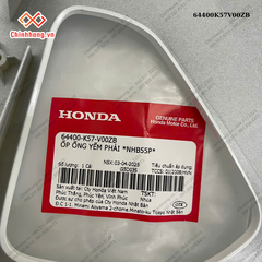 Ốp ống yếm phải *NHB55P*-BỘ NHỰA WAVE BLADE SỐ TRẮNG ĐEN THƯỜNG