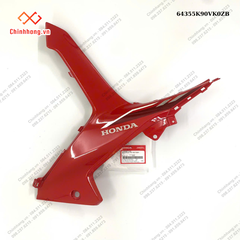 Bộ ốp trung tâm trái *R389*-BỘ NHỰA WAVE 110 RSX 2023 ĐỎ ĐEN
