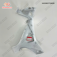 Ốp ống yếm trái *NHB55P*-BỘ NHỰA WAVE BLADE SỐ TRẮNG ĐEN THƯỜNG