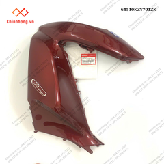 Bộ ốp trước bên trái *R-350C*-BỘ NHỰA PCX-2012- màu NÂU ĐEN