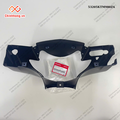 Nắp trước tay lái *NHA69P*-BỘ NHỰA FUTURE Neo GT-2006 đen chữ Future Neo vàng ánh