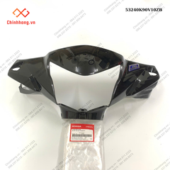 Bộ ốp tay lái trước *NHB25M*-BỘ NHỰA WAVE 110 RSX 2023 ĐỎ ĐEN