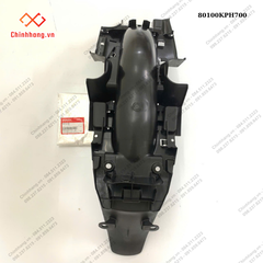 Chắn bùn sau-BỘ NHỰA FUTURE Neo 125-2005- màu đỏ đậm