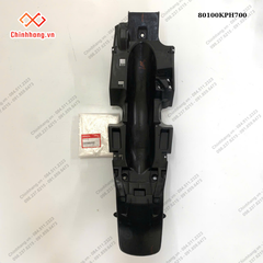 Chắn bùn sau-BỘ NHỰA FUTURE Neo 125-2005- màu đỏ đậm