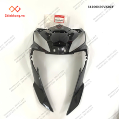 Bộ ốp trước *B389*-BỘ NHỰA WAVE 110 RSX 2023 ĐỎ ĐEN