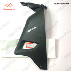BỘ NHỰA Wave Alpha 110cc năm 2024-MÀU XANH-Bộ ốp ống yếm phải *NH1*