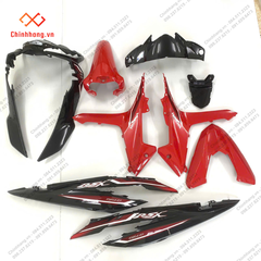 BỘ NHỰA BÓNG-BỘ NHỰA WAVE 110 RSX 2023 ĐỎ ĐEN