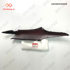 Bộ ốp sườn trái *NHA69P*-BỘ NHỰA WAVE S 100 2008 MÀU ĐEN