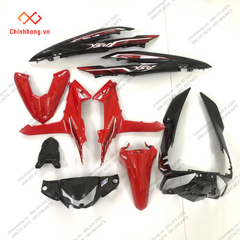 BỘ NHỰA BÓNG-BỘ NHỰA WAVE 110 RSX 2023 ĐỎ ĐEN