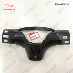 Nắp sau tay lái-BỘ NHỰA FUTURE Neo 125-2005- màu đỏ đậm