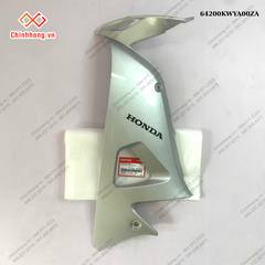 BỘ NHỰA WAVE Alpha 100- 2013 Màu Trắng-Bộ ốp yếm phải *NH411M*