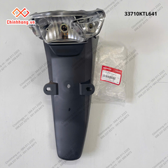 Bộ chóa đèn & chắn bùn sau-Bộ nhựa Wave Alpha 2016 xanh nhạt