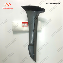 Bộ cánh yếm trái *NHA69P*-BỘ NHỰA WAVE S 100 2008 MÀU ĐEN