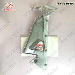 BỘ NHỰA WAVE Alpha 100- 2013 Màu Trắng-Bộ ốp yếm phải *NH411M*