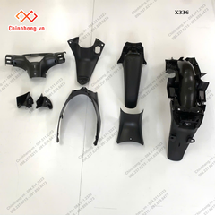 BỘ NHỰA NHÁM ĐEN-BỘ NHỰA FUTURE Neo 125-2005- màu đỏ đậm
